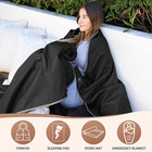 Waterproof Outdoor Blanket With Sherpa Lining  Windproof Triple Layers Warm Comf