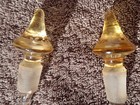 Antique Elegant Bohemian Art Glass Scent Bottles