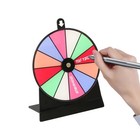 Rotating Wheel Fortune Wheel Editable With Stand Drinking Game For Adults