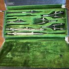 Antique vintage Eugene Dietzgen Co Drafting Set With Case 