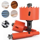M42 Hss Bi-metal Hole Saw Cutter 16mm-250mm Drill Bit For Metal Wood Plastic Diy