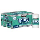 Kirkland Signature Paper Towels  2-ply  160 Sheets  12 Individually Wrapped Roll