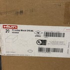 Hilti Firestop-block-cfs-bl 2030020 Brand New Sealed Box Qty 20