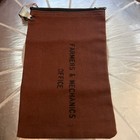 Vintage The Riggs National Bank Of Washington  D  C   Canvas Deposit Bag