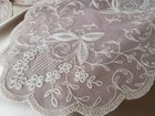 Beautiful Antique French Centrepiece Doily Set  Doilies netted Lace tambour Lace