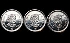             canada 2021 Set Of  3  Commemorative 10 Cents Uncirculated From Mint Roll