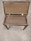 Vintage Organ Bench  Measures 24in W X 22in T X 13in D 