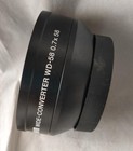 Canon Wide-converter Wd-58 0 7x 58mm Wide Angle Adapter     Canon Camcorder Lens