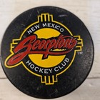 Vintage New Mexico Scorpions Hockey Club Chl Collectible Puck Black Red Yellow