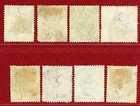 Hong Kong Qv 8 Stamps W  Y1 Cancels  lot 1 
