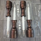 Bethlehem Lights Set Of 4 Brushed Bronze Premium Cordless Window Candles Sensor