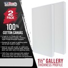 24  X 48  Gallery Depth 1-1 2  Profile Stretched Canvas 2-pack - Gesso Primed