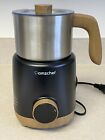 Amzchef 8-in-1 Milk Frother And Steamer 550 Watts  21 Oz Split Stainless Steel
