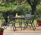 5-piece Patio Garden Dining Set Outdoor Furniture Bundle With Table And Chairs