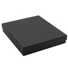 25pc 6 2 x5 2 x1 1  Matte Black Cotton Filled Jewelry Gift Box  65 Large Necklac