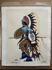Vintage Aacee Blue Eagle  the Shield Dance  Print  11 x13 