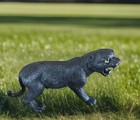 Vintage Black Panther Toy Rubber Plastic  a16  Hong Kong Marked N