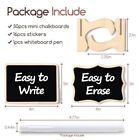 30 Pack Mini Chalkboard Signs For Food With Easel Stand  Small Chalk Board For 