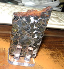 113 Gm Sericho Pallasite Meteorite Slice   Kenya  Olivine  Stand Jal