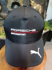 New Porsche Penske Motorsport Black Hat Adjustable Sports Racing Baseball Cap
