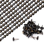 Antrader Upholstery Tacks Strips decorative Nail Strips Trim 10pcs 1meters