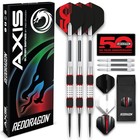 Professional 85  Tungsten Darts Set - Soft   Steel Tip  Flights  Shafts  Wallet