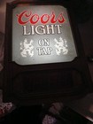 Vintage Coors Light Beer Sign With Analog Clock From 1981 Still Works