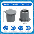 Pool Fence Caps    25pcs Silicone Pool Fence Hole Caps With Easy Pull Tab  Pool De