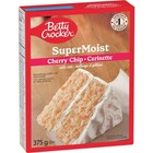 Betty Crocker Cherry Chip Cake Mix 375g X4   Super Moist   Canada Stock Fresh