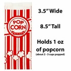 Multipack Retro Paper Popcorn Bags 1 Oz Single Serve Design By Avant Grub