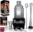 Barillio Bla Mixology Bartender Kit - 8-pc Stainl-steel Travel