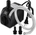 Durable 400gph Submersible Fountain Pump - Optimal For Aquariums   Water Gardens