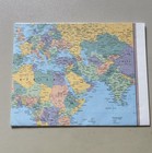 Vintage 2002 Hammond World Map Superior Series Large 39x24 Wall Map Unused