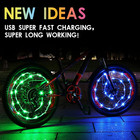 Led Bike Wheel Lights  Usb Rechargeable  Batteries Included  For Kids  Adults