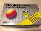 10x Scotch Audio Cassette Xs Ii High Bias Chrome 90 Blank Tape Sealed In Box Nos
