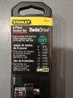 Stanley 8 Piece Twin Drive 3 8    Socket Set Brand New