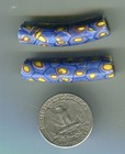 African Trade Beads Vintage Antique Venetian Old Glass Beads Millefiori Elbows