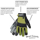 West County Gardener Chester Protective Gear 044s m Women s Landscape Gloves    