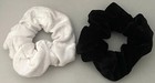 New 2 Pcs Luxurious Velvet Scrunchies Ponytail Holders Free Usa Shipping