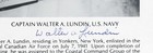 Walter Lundin Deceased Wwii Fighter Pilot Ace-6 5v Signed 8x10 Bio Photo