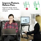 Adjustable Book Holder And Laptop Stand - Portable Aluminum 18x11   Black 