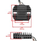 Regulator Rectifier For Yamaha Warrior 350 Yfm350 1987-1995