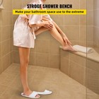 Vevor Board Shower Bench Triangular Bench Ready To Tile   Waterproof 22 4x16x20 