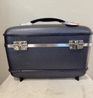 American Tourister Vintage Hard Shell Train Travel Makeup Case Luggage Keys Tray