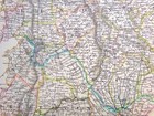 Original 1835 Antique Map Of Lincolnshire A Genuine Old J  c  Walker Engraving