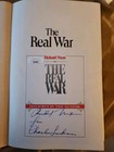 Richard Nixon Signed The Real War 1980 First Edition Inscribed Jsa Coa