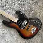 Jazz Bass Electric Bass Guitar 4 String Solid Body Maple Fretboard In Stock
