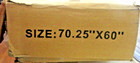 2  Cordless Faux Wood Blinds Shades 70 25 x60 