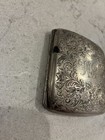 W s  Monogram 105g Sterling Silver Cigarette Case Antique Rare