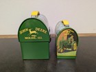 John Deere Tractor Mini Lunch Box Tins  lot Of 2  - Nice Condition 